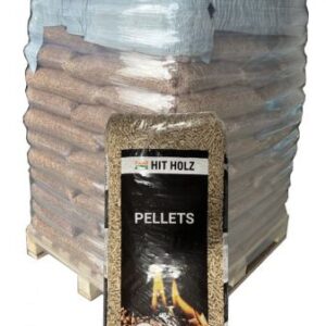 Palette de Pellets Hit Holz, granulés 100% résineux certifiés EN Plus A1 - palette de 66 sacs de 15 kg